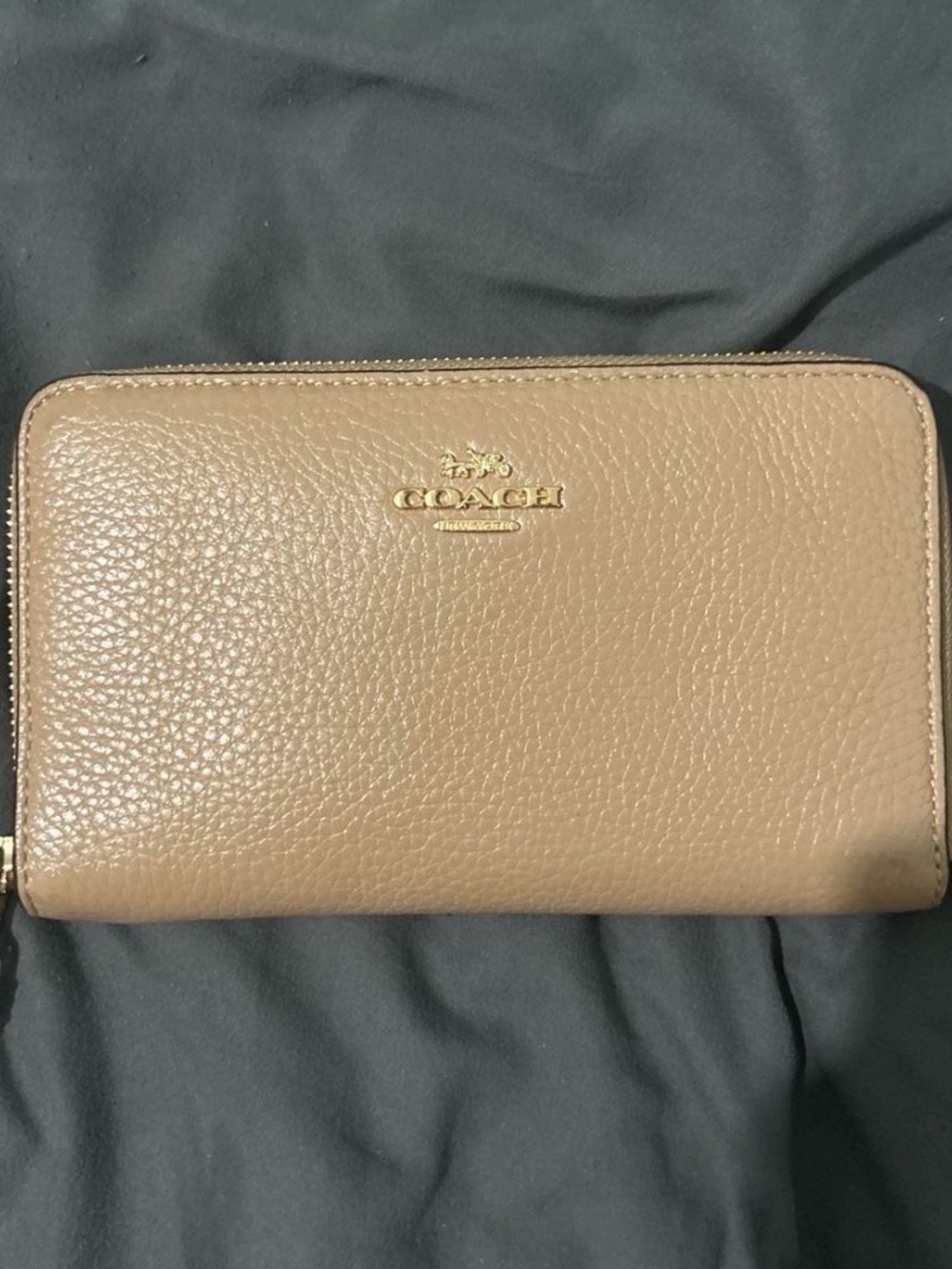 Coach Leather Zip Wallet